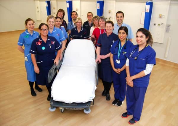 KGH staff in the new 'majors' unit.