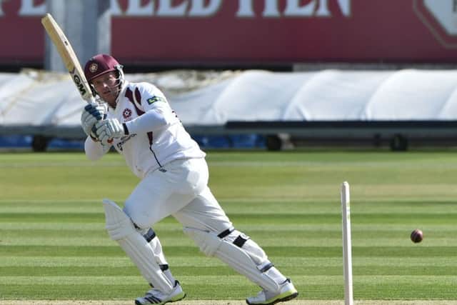 Richard Levi reached a century for Northants against Derbyshire (picture: Dave Ikin)
