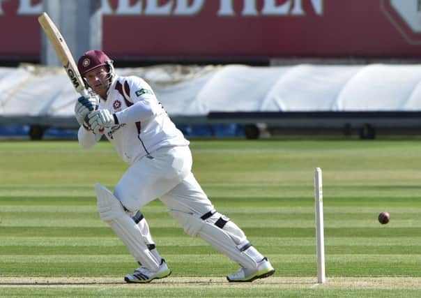 Richard Levi reached a century for Northants against Derbyshire (picture: Dave Ikin)