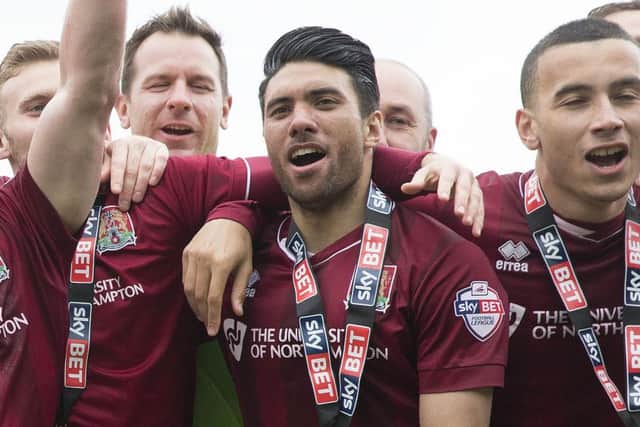 HAPPY MAN - Danny Rose is keen to sign a new Cobblers contract