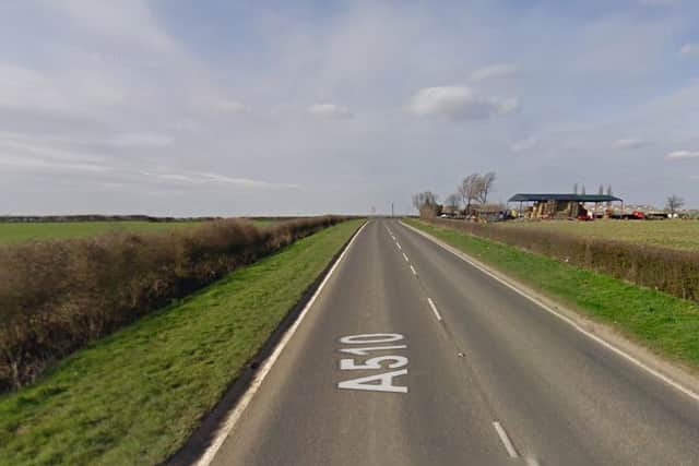 A fatal crash took place on the A510 near Finedon