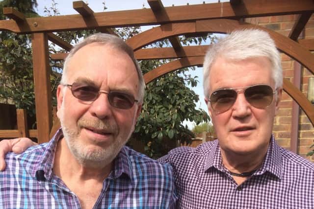 Author and artist Roger Cooke and Colin Gould, from Rushden, have collaborated on a book for young adults called Red Dragon