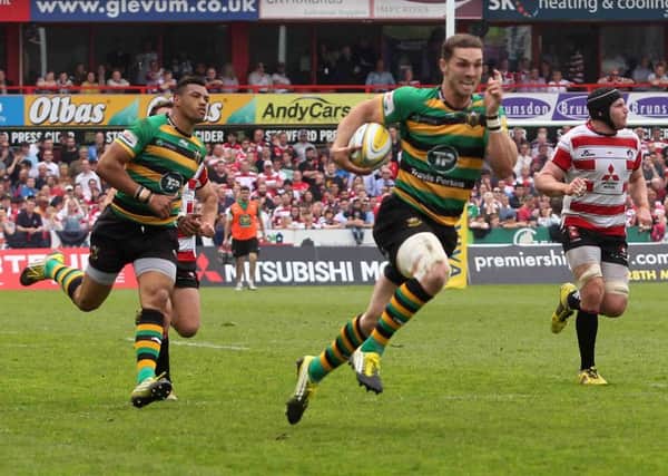 George North scored twice at Kingsholm (pictures: Sharon Lucey)