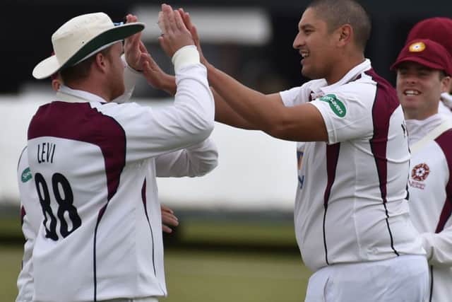 Rory Kleinveldt was in the wickets for Northants (picture: Dave Ikin)