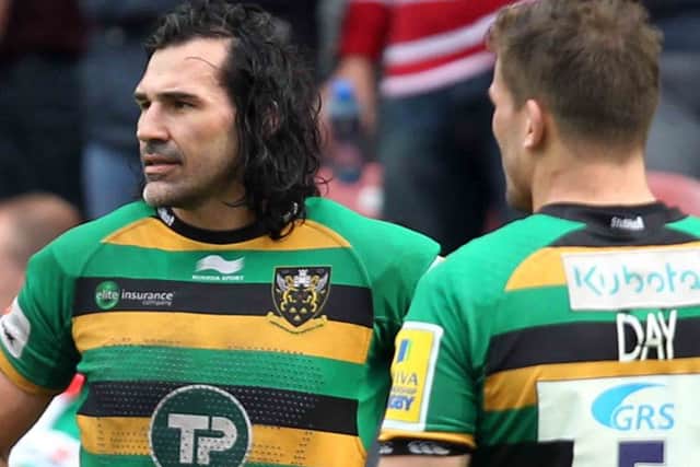 Victor Matfield made his final Saints appearance at Gloucester last Saturday (pictures: Sharon Lucey)