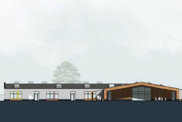 An artists impression of what the new school will look like.
