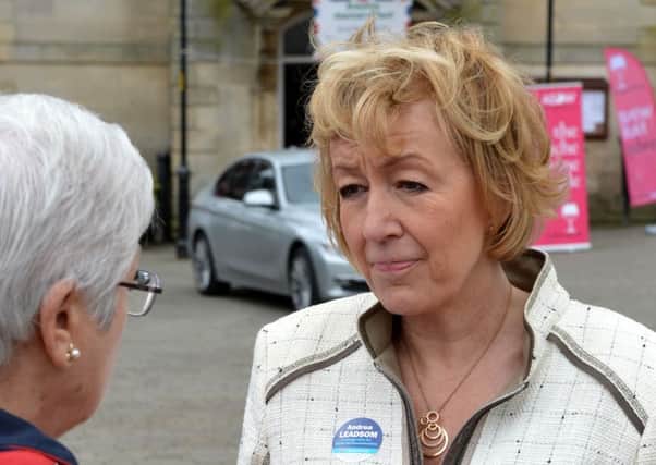Andrea Leadsom MP campaigning in Brackley. NNL-150425-184228009