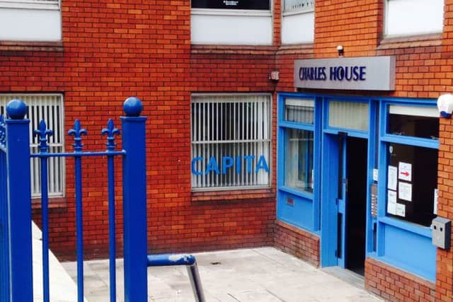 The Capita offices in Derngate, Northampton, were the subject of an undercover investigation by Channel Four. Since then several people refused fo rthe PIP disabillity payment have contacted the Chron.