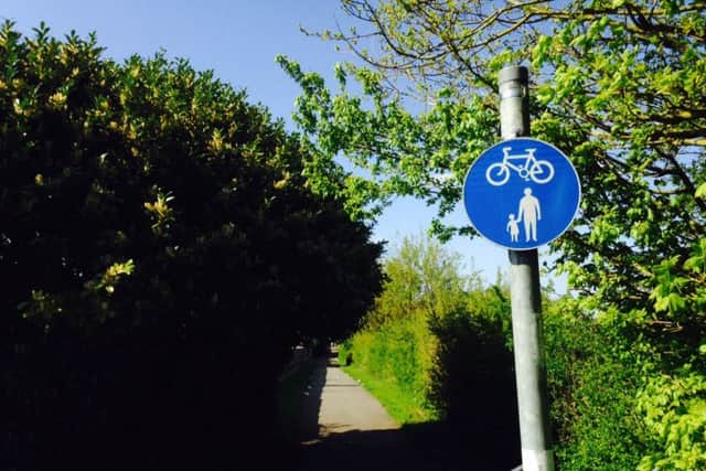 The bridle path between Hunsbury Hill Avenue and Sixfields has become a hotspot for motorbikes.