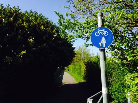 The bridle path between Hunsbury Hill Avenue and Sixfields has become a hotspot for motorbikes.