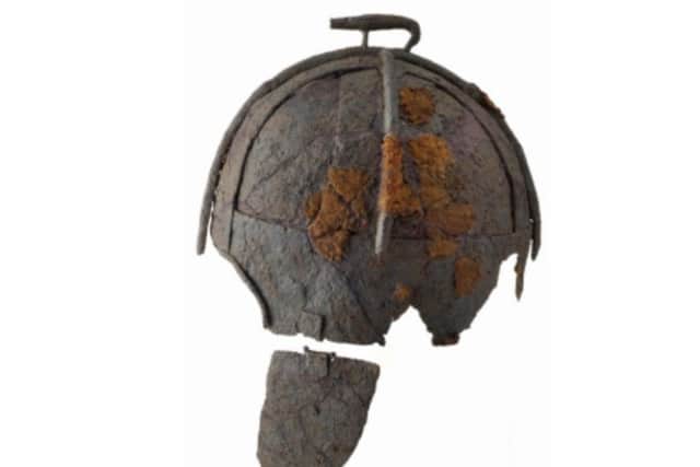 Helmet of band-helm type, Anglo-Saxon, about 700 AD. Private lenders. AL.226 1 © Royal Armouries