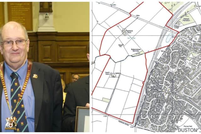 Coumncillor Phil Larratt, a long time supporter of plans to expand Northampton's boundaries, says the fact new homes next to Duston would be decided by planners in Daventry and Towcester needs to change.