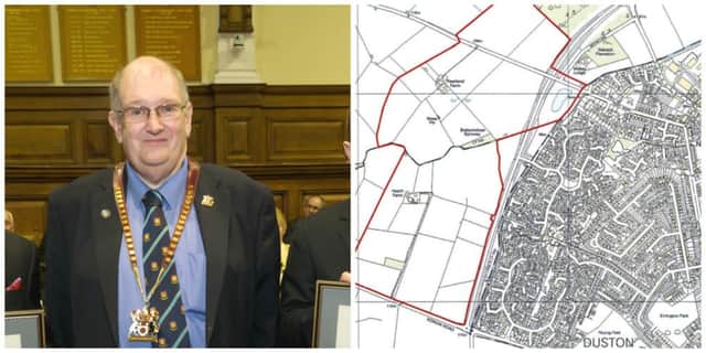 Coumncillor Phil Larratt, a long time supporter of plans to expand Northampton's boundaries, says the fact new homes next to Duston would be decided by planners in Daventry and Towcester needs to change.