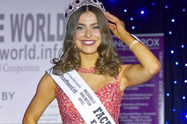 Abbey-Anne Gyles represented Northamptonshire in the Miss Earth finals