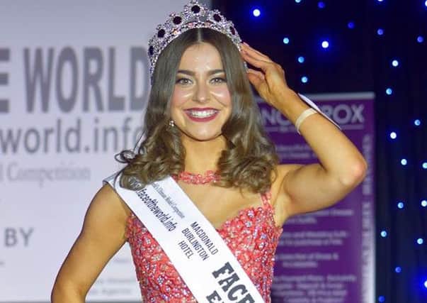 Abbey-Anne Gyles represented Northamptonshire in the Miss Earth finals