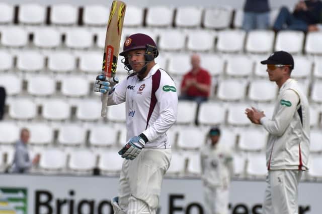 Adam Rossington was in fine form with the bat against Kent (picture: Dave Ikin)
