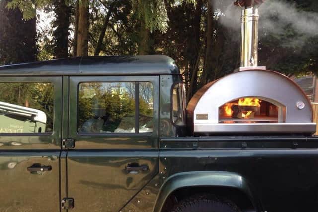 The Original Pizzaboxs new vehicle-mounted oven.