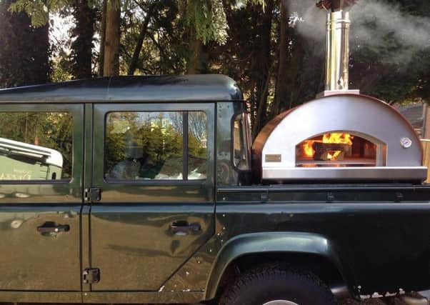 The Original Pizzaboxs new vehicle-mounted oven.