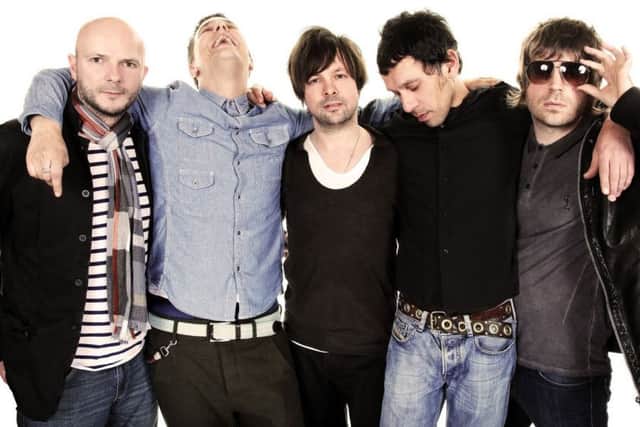 Shed Seven, with Rick Witter second from the right