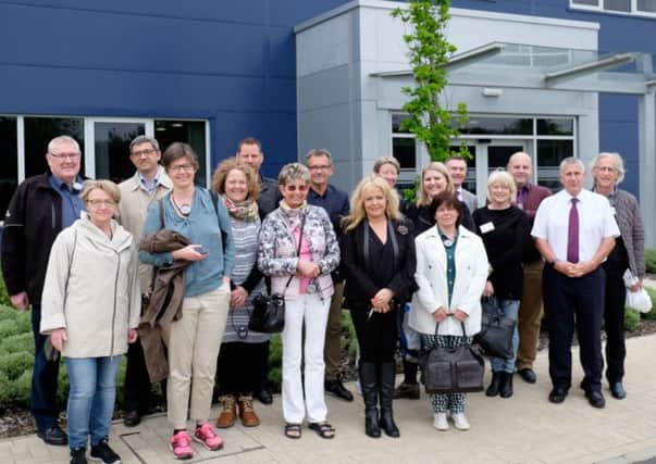 The delegation of Danish city planners, developers and business leaders during the visit to Brackmills