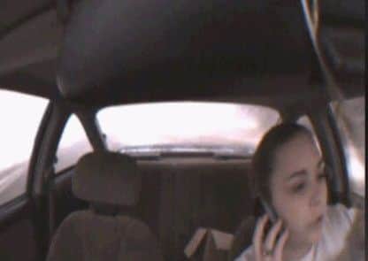 Teenage motorist cheats death after crash while using mobile phone
