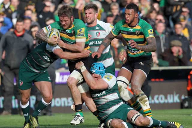 Teimana Harrison and Courtney Lawes impressed for England last weekend (picture: Sharon Lucey)