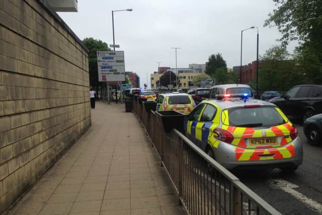 Police were scrambled to Northampton Crown Court.