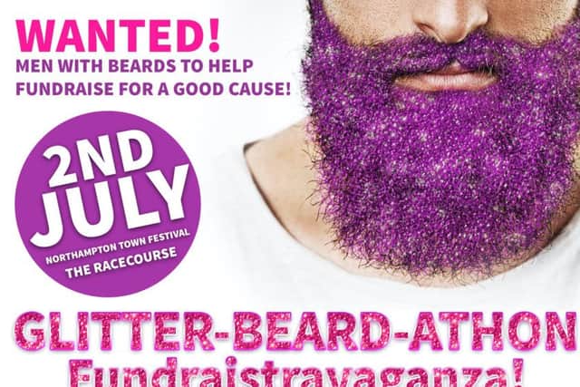 Bearded men are being called on to take part in a charity appeal at Northampton Town Festival next week.