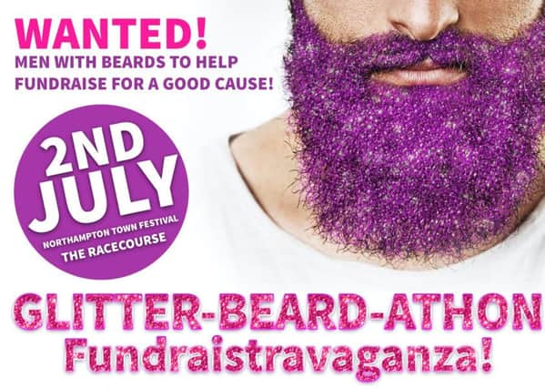 Bearded men are being called on to take part in a charity appeal at Northampton Town Festival next week.