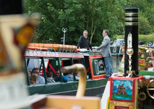 Last year's Stoke Bruerne canal festival