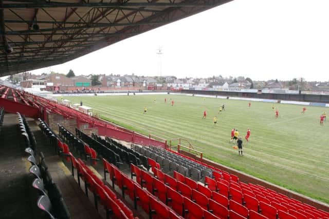 Kettering Town's former stadium on Rockingham Road. ENGNNL00120120415152742