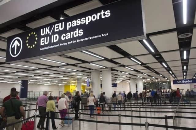 UK airport immigration