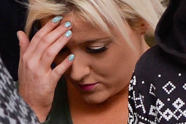 Claire Riley at Northampton Crown Court for a previous hearing. Photos by SWNS.