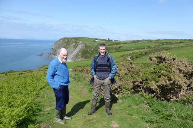 Heather Jan Brunt's brother-in-law and husband enjoying a family get together in Wales.  Picture by Heather Jan Brunt