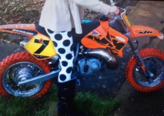 This is similar to one of the stolen bikes