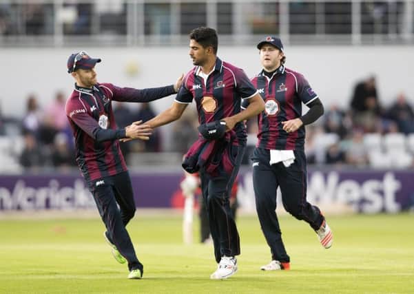 Moin Ashraf took three for 17 from his three overs (pictures: Kirsty Edmonds)