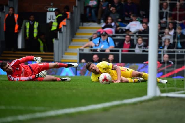 Cobblers striker Alex Revell