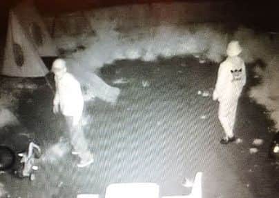 CCTV of the theft from Whiteford Drive, Kettering