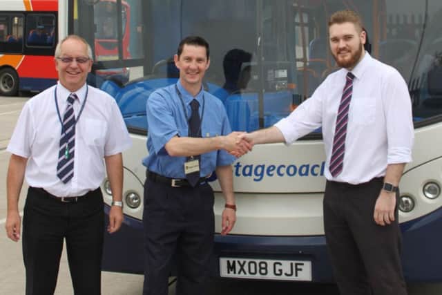 Dean Gambrill, Stagecoach's top eco bus driver at their Northampton depot