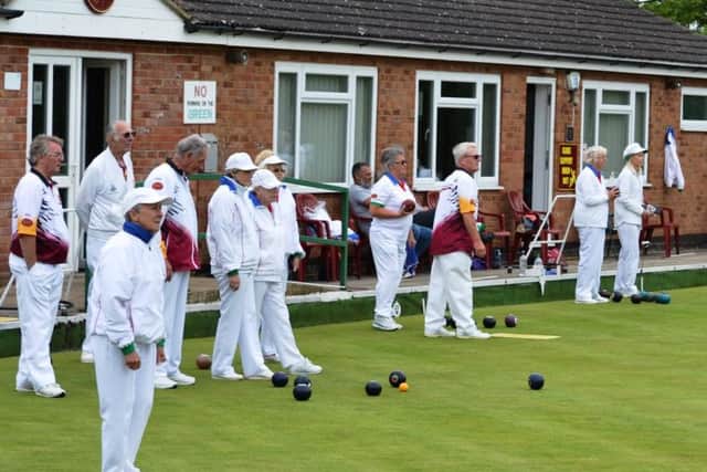 Action from Northants Ladies' win over Northants Men