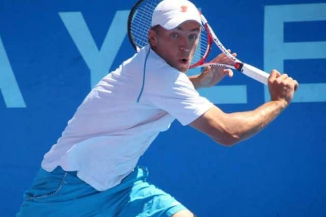 WIMBLEDON DATE - Northampton tennis player Alex Ward