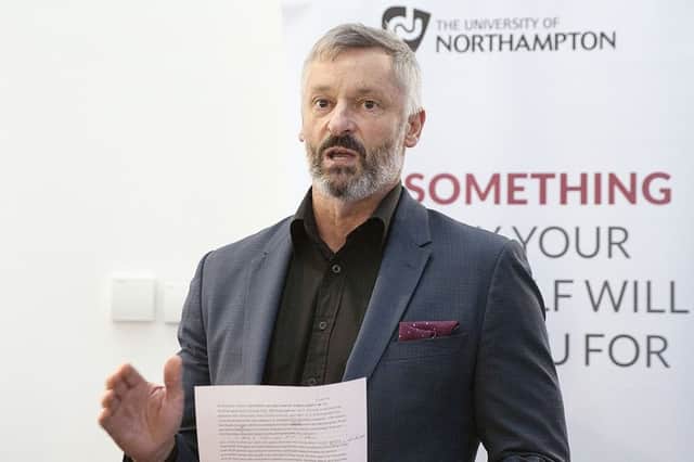 University of Northampton vice chancellor Nick Petford