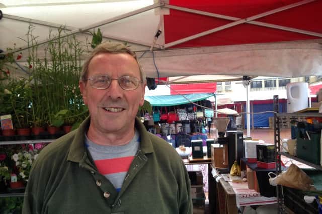 Flower stall owner Alan Perkins says he has no regrets about his decision to vote leave.