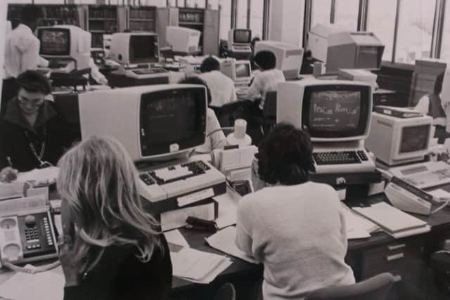 June 1987 - about 200 people, including 20 former policemen were employed in the Barclaycard fraud department at the time.