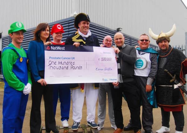 Keyline staff raised Â£100,000 for Prostate Cancer UK