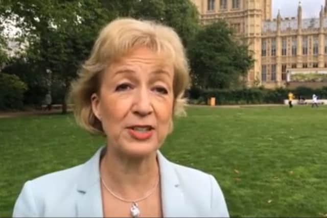 Andrea Leadsom launches her leadership camapign witha low-key Youtube clip.