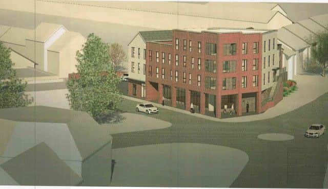 The plan is to turn FMS Motors into a block of flats and a large convenience store. But there has been little support for the scheme.
