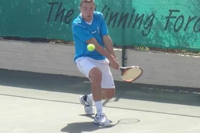 Northampton tennis player Alex Ward