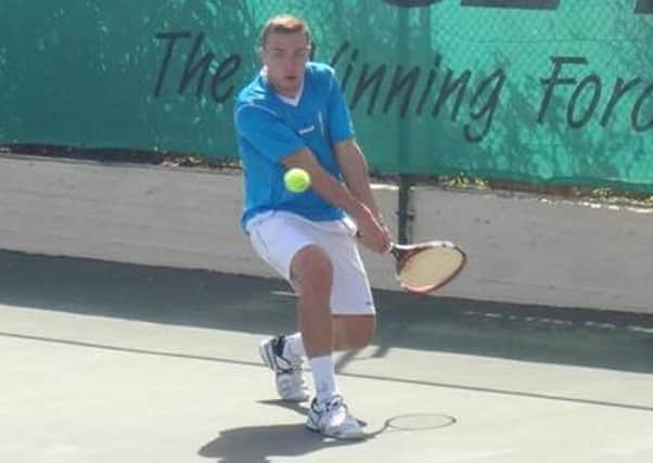 Northampton tennis player Alex Ward