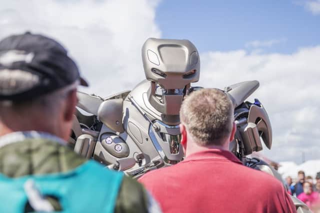 Hollowell Steam Rally and Heavy Horse Show 2016Titan the Robot NNL-160307-113631009